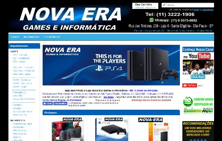 Loja Nova era Games e Informática