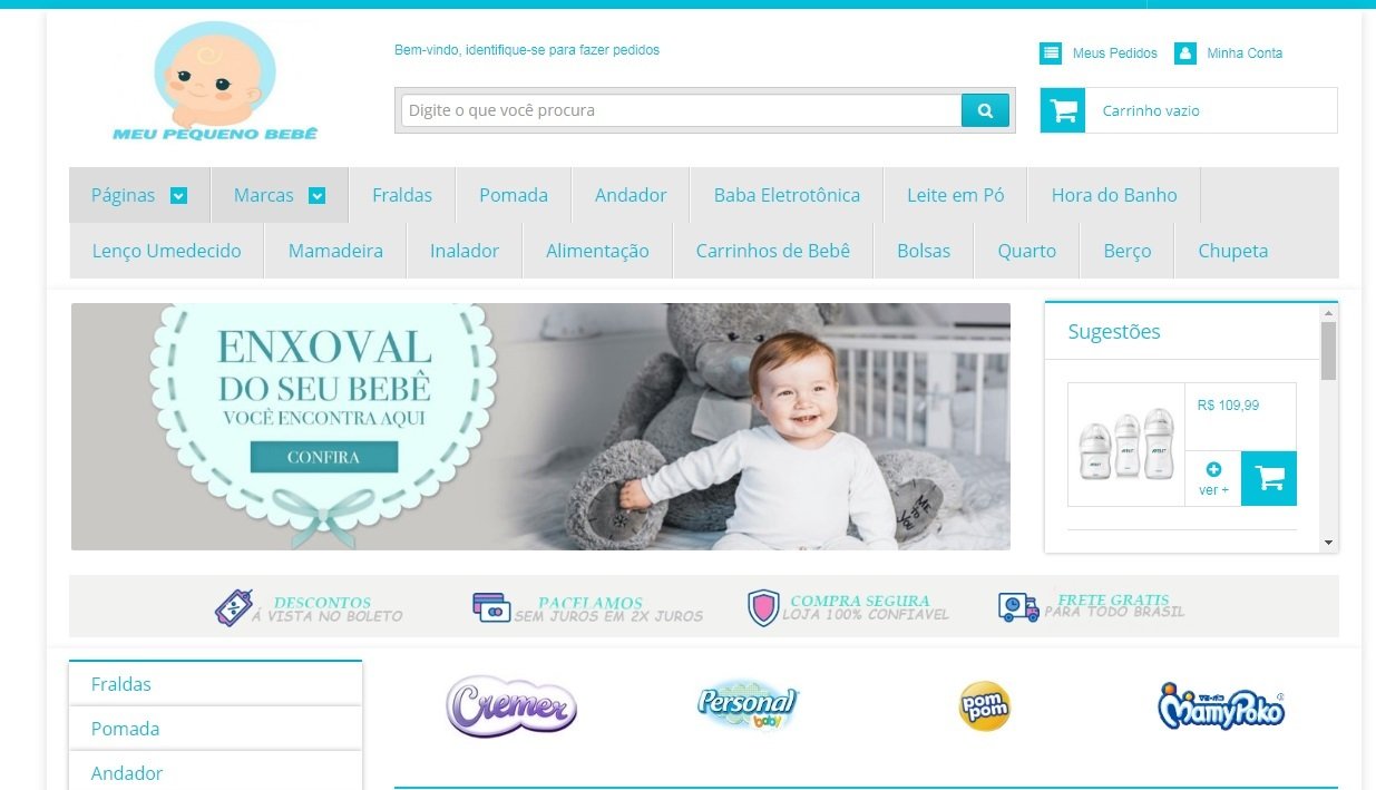 site de compras para bebe confiavel