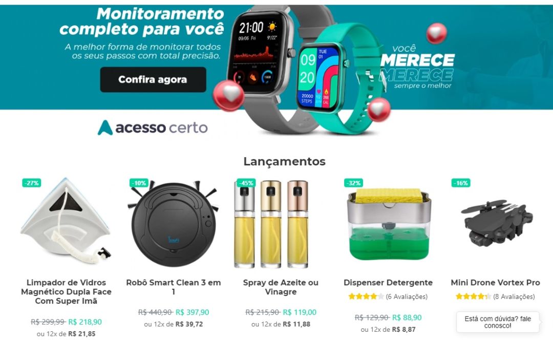 Loja acessocerto é confiável? Analise (+Exemplos) - Confiável