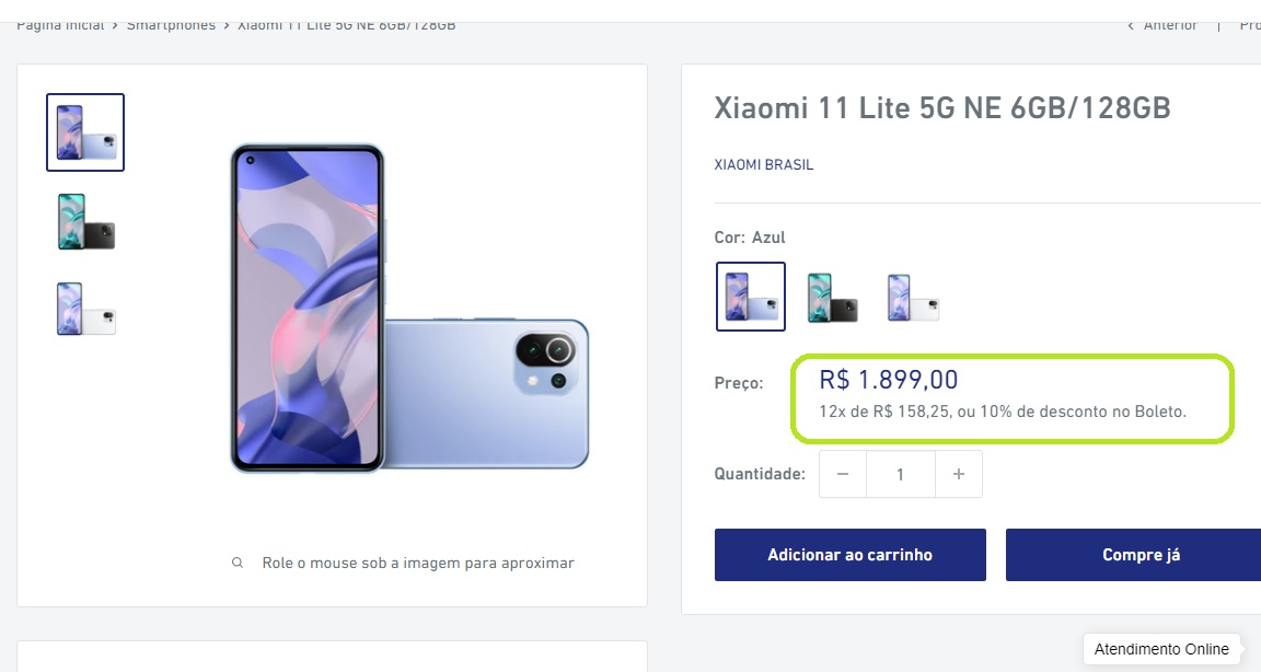 xiaomilojasdobrasil