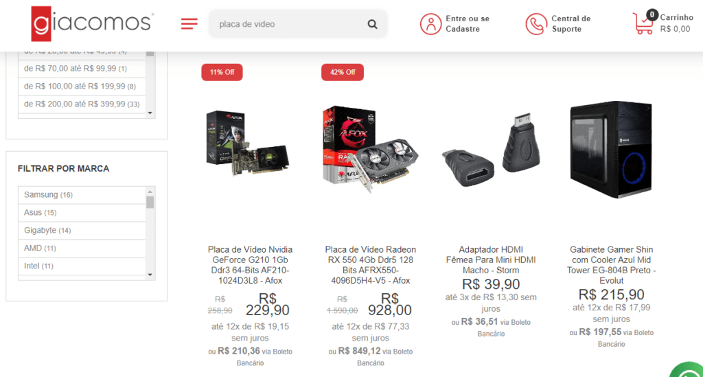 O site giacomos é seguro? Sim ou Não! - Confiável