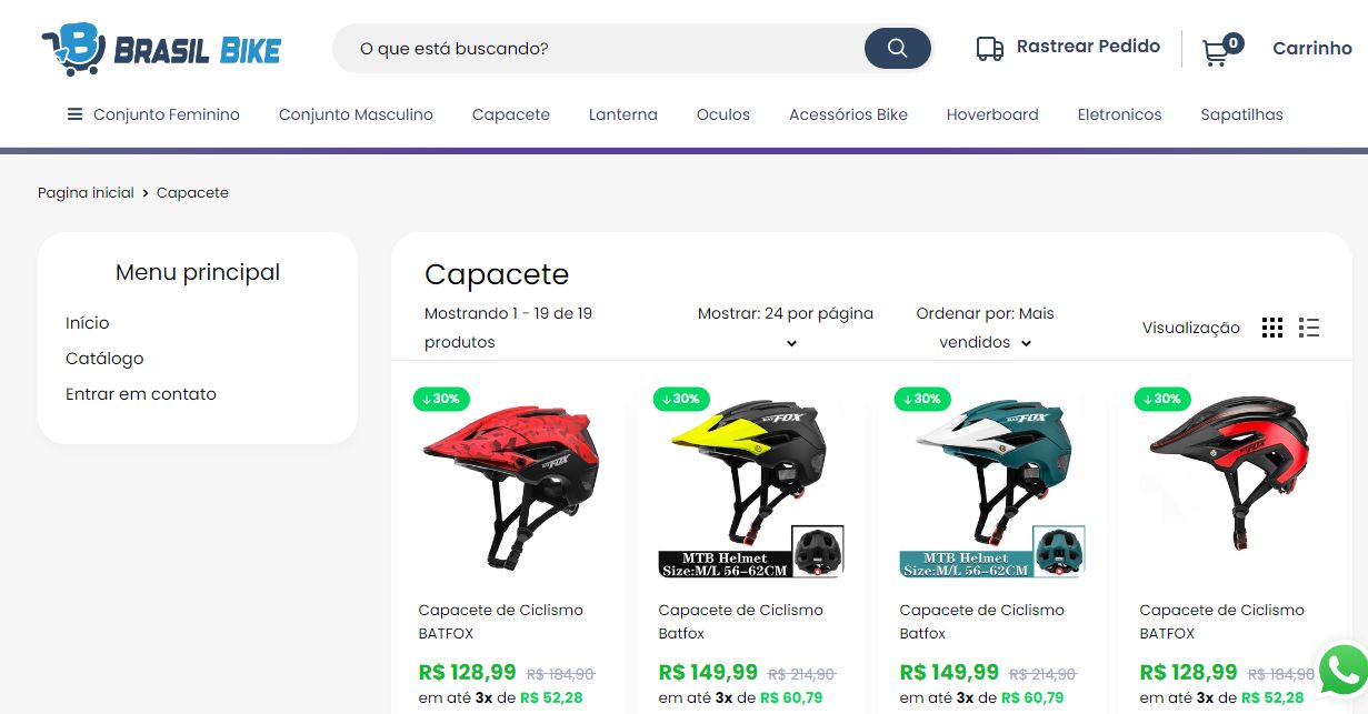 O site Brasil-bike é confiável