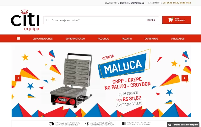 loja citiequipa e confiavel