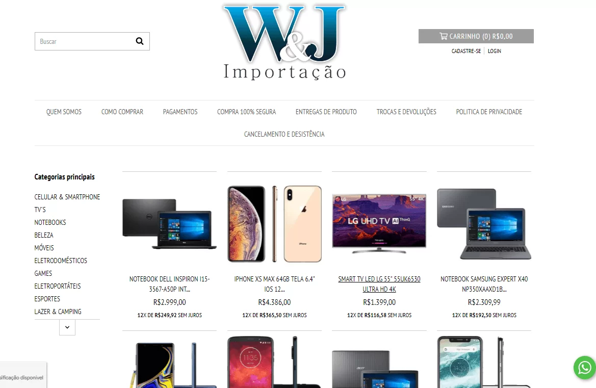 wj-importacao
