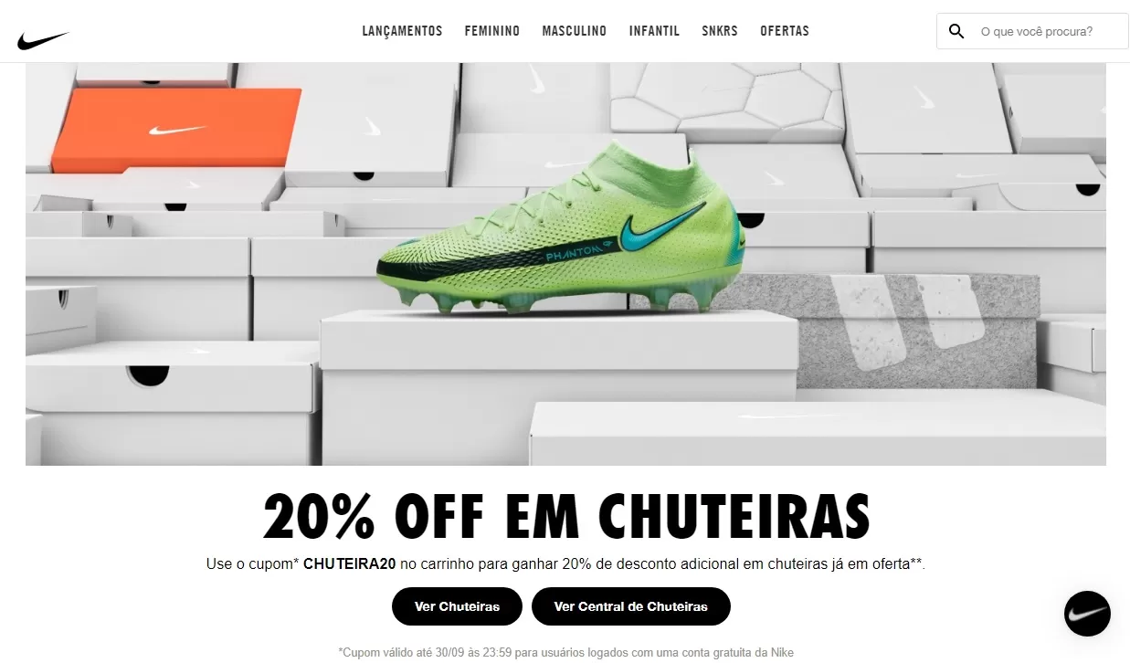 loja nike confiavel