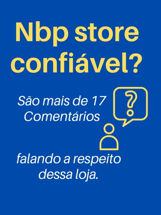 Nbp store confiável?