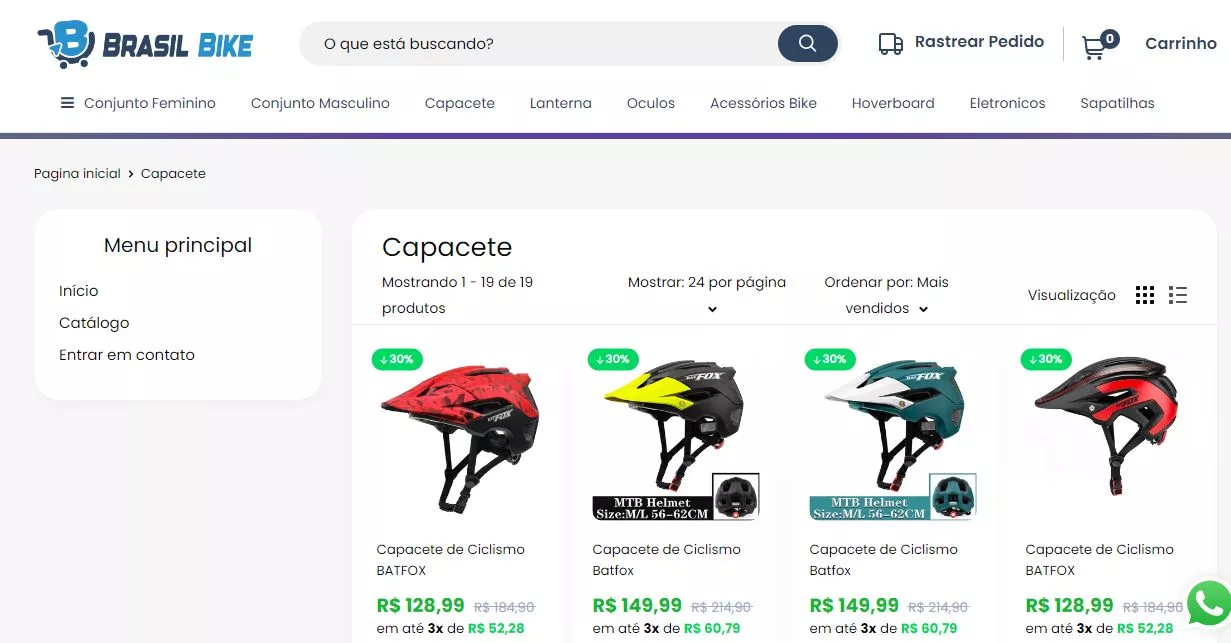 O site Brasil-bike é confiável